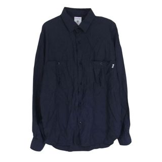 オーシバル(ORCIVAL)のORCIVAL オーシバル RAYON POPLIN L/S SHRT レーヨン ポプリン シャツ ネイビー系 4【中古】(シャツ)