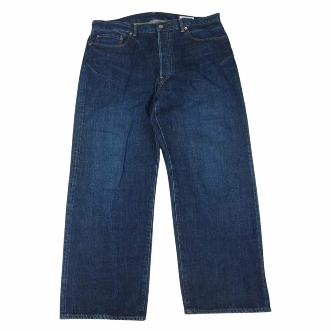 Ron Herman(ロンハーマン)のRon Herman ロンハーマン 3820600003 Used Wide Denim Pants ユーズド ワイド デニム パンツ ボタンフライ インディゴブルー系 36【中古】 メンズのパンツ(その他)の商品写真