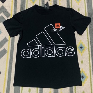 アディダス(adidas)の新品　アディダス　レディース　Tシャツ　Lサイズ　ブラック(Tシャツ(半袖/袖なし))