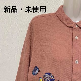 スーパーハッカ(SUPER HAKKA)の新品・未使用　SUPER HAKKA ブラウス　刺繍(シャツ/ブラウス(長袖/七分))