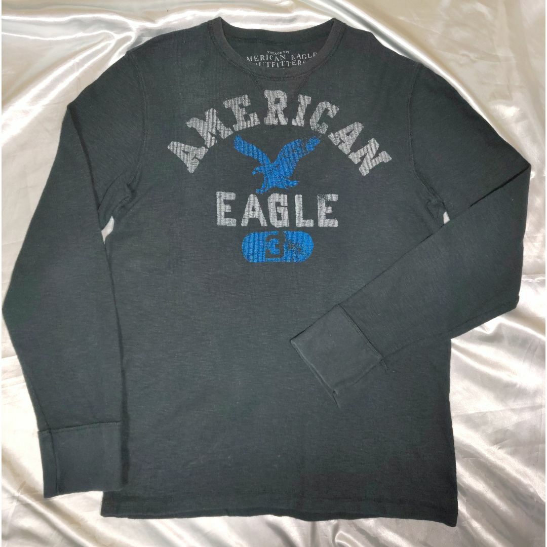 American Eagle(アメリカンイーグル)の【限定セール】《アメリカンイーグル》ニット長袖カットソー Ｍサイズ メンズのトップス(Tシャツ/カットソー(七分/長袖))の商品写真