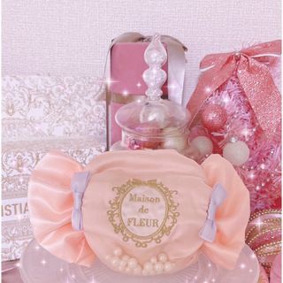 メゾンドフルール(Maison de FLEUR)の早い者勝ち♡レア♡入手困難♡いちご♡ロリータ♡ピンク♡リズリサ♡姫系♡リボン♡(ポーチ)