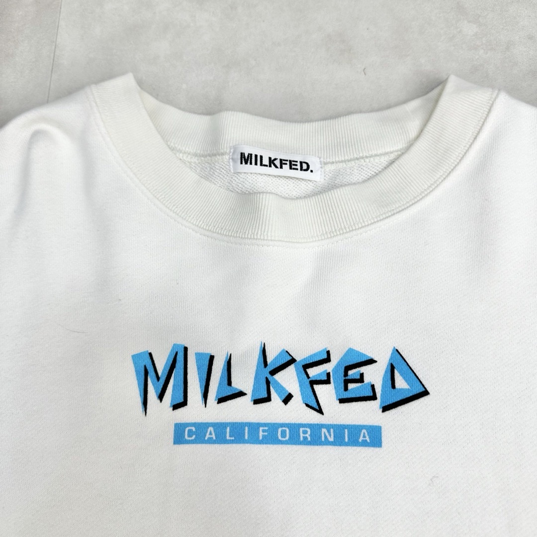 MILKFED.(ミルクフェド)の【MILKFED】ミルクフェド スウェット ロゴ トレーナー 裏毛 レディースのトップス(トレーナー/スウェット)の商品写真