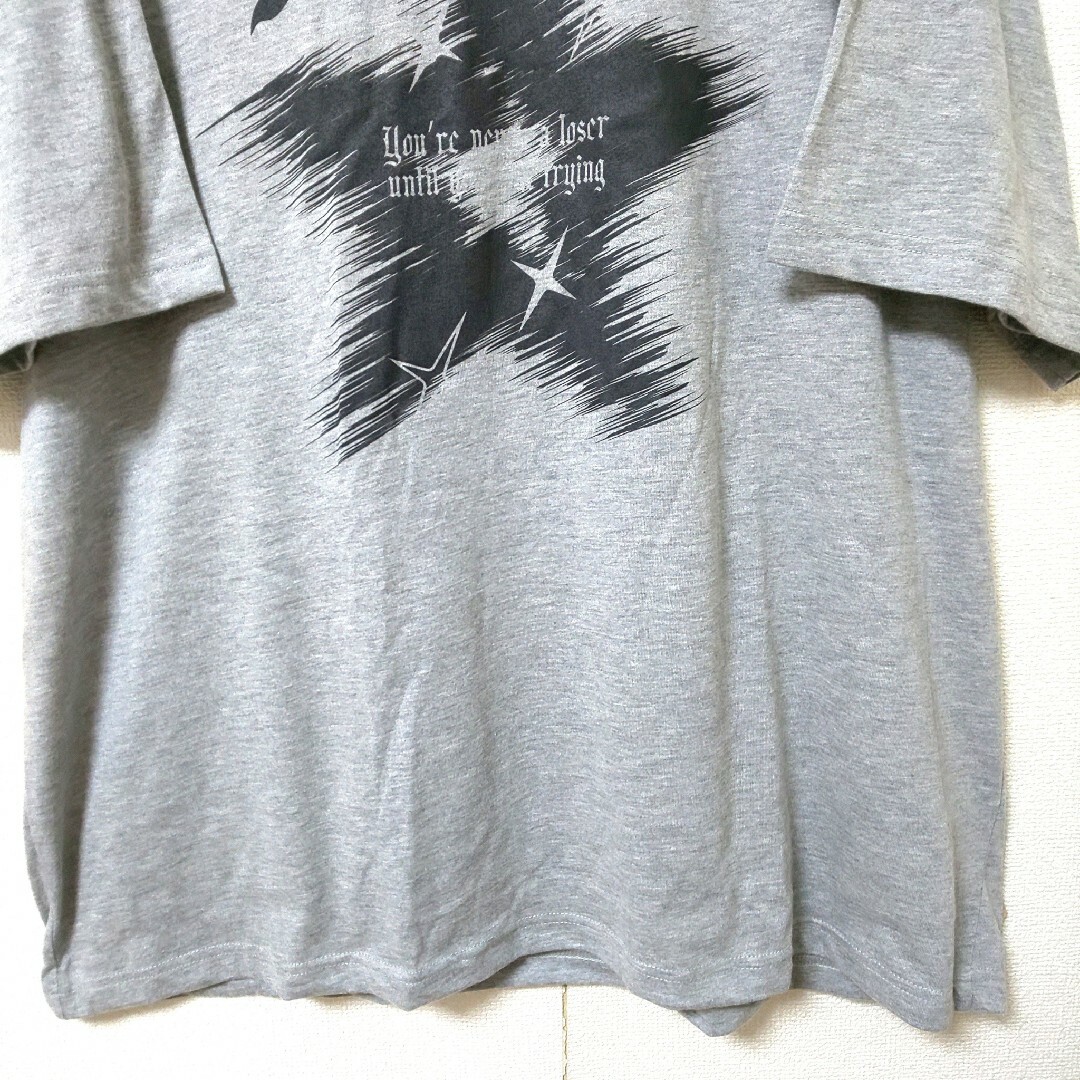 新品 5L APERIO 半袖 Tシャツ グレー 大きいサイズ トップス 4XL メンズのトップス(Tシャツ/カットソー(半袖/袖なし))の商品写真