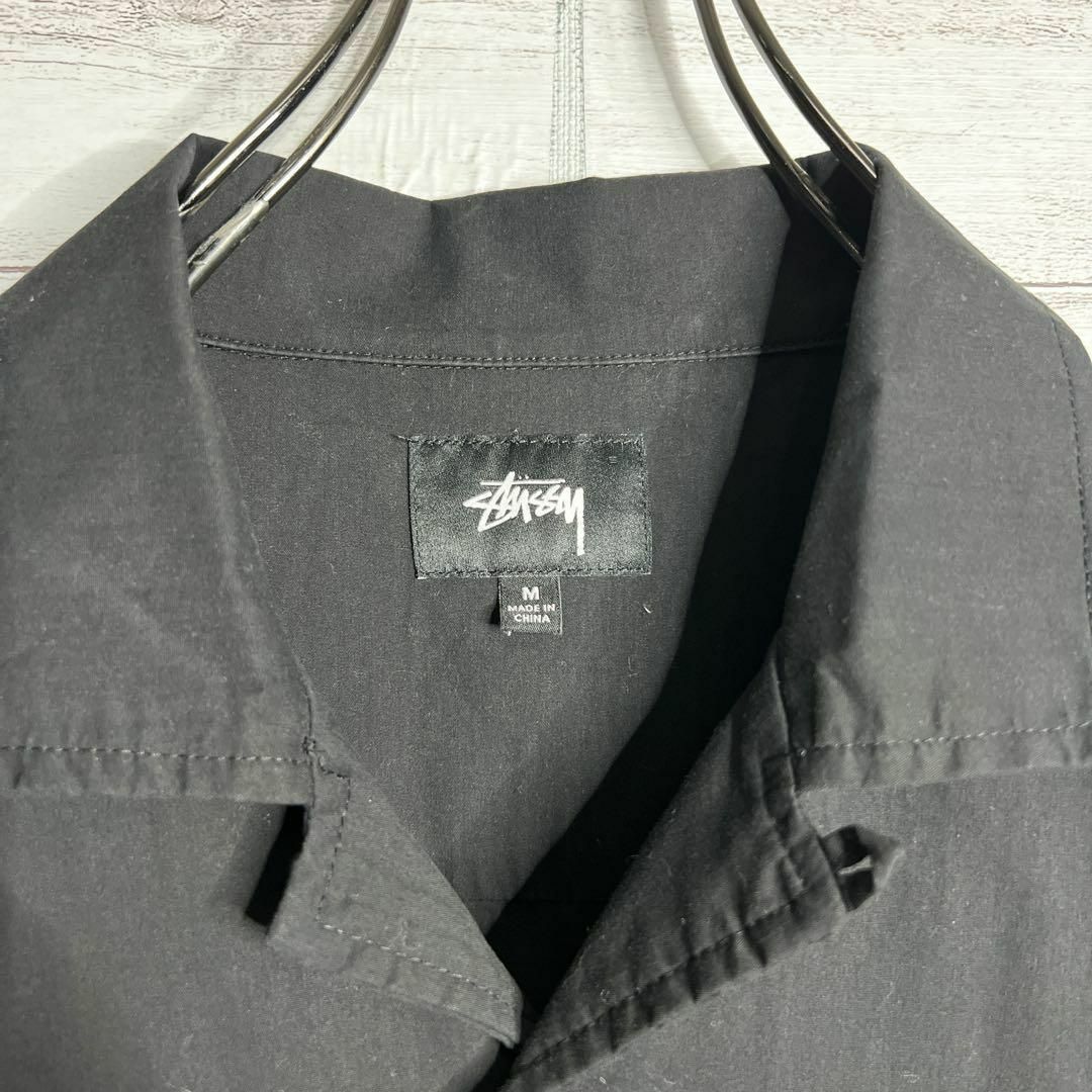 STUSSY(ステューシー)の【入手困難!!】ステューシー ✈︎刺繍 開襟シャツ 半袖シャツ ゆるだぼ 重ね着 メンズのトップス(Tシャツ/カットソー(半袖/袖なし))の商品写真