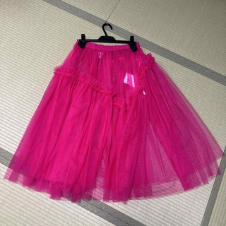 noir kei ninomiya - ノワールケイニノミヤのピンクチュールスカート