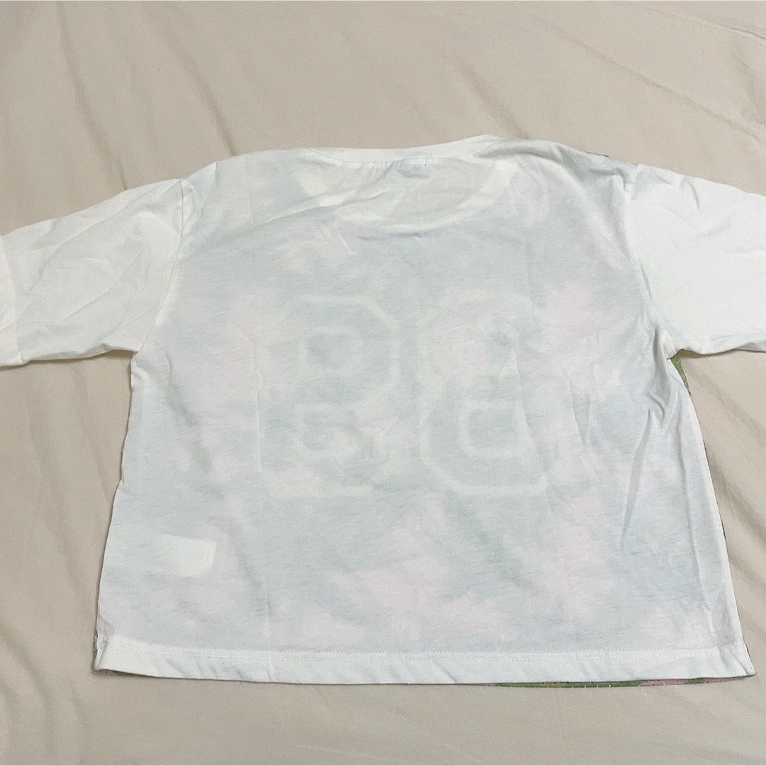 BROWNY(ブラウニー)のブラウニー　メッシュ　半袖Tシャツ　半袖　89 ピンク　ヤシの木 レディースのトップス(Tシャツ(半袖/袖なし))の商品写真