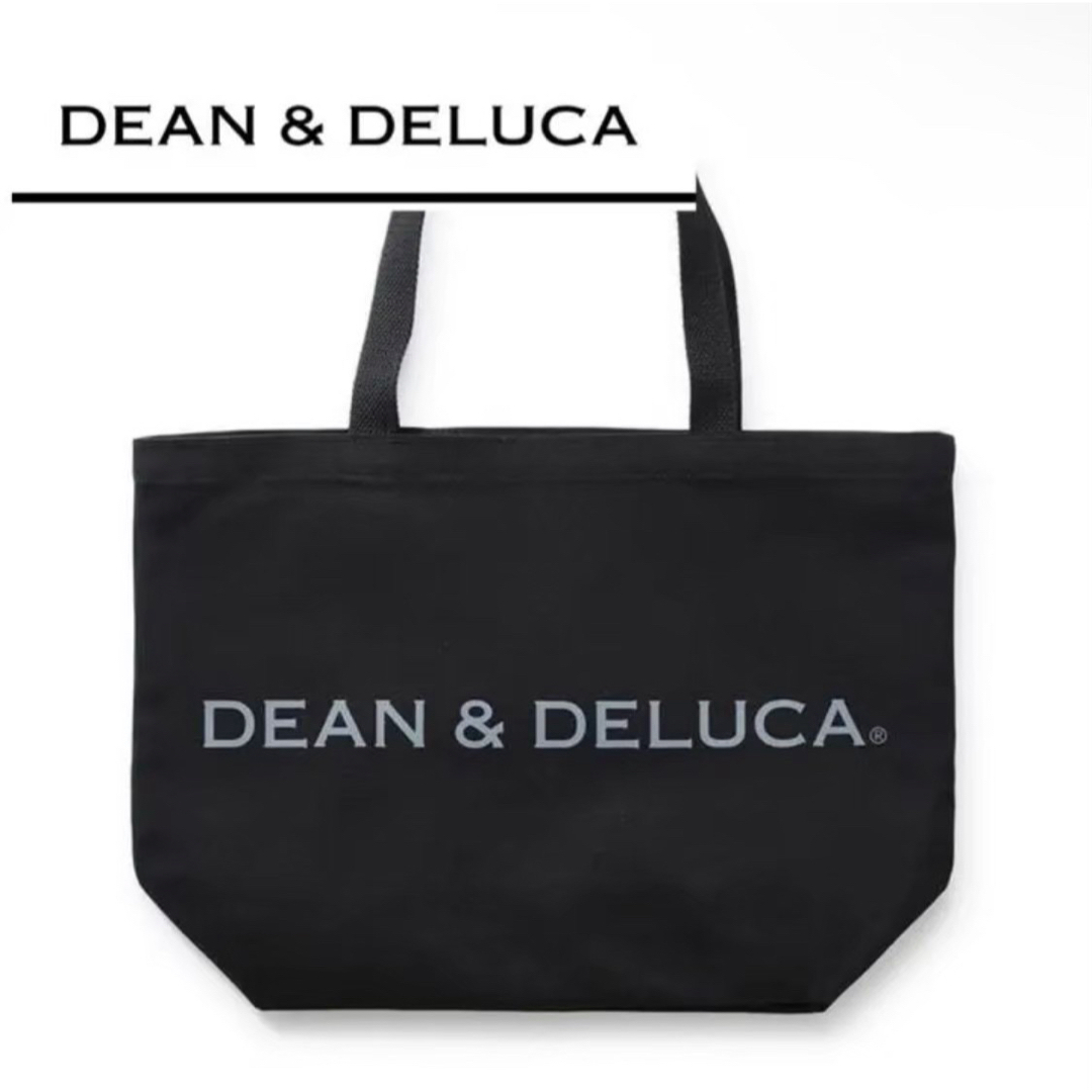 DEAN & DELUCA(ディーンアンドデルーカ)の新品★DEAN&DELUCA ディーンアンドデルーカトートバッグブラックLサイズ レディースのバッグ(トートバッグ)の商品写真