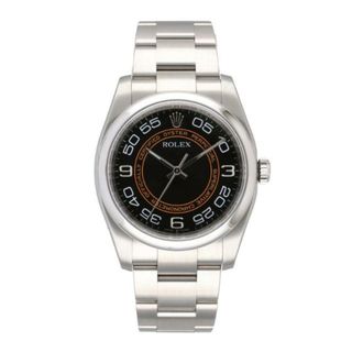 ロレックス(ROLEX)のROLEX ロレックス/オイスターパーペチュアル ブラックコンセントリック オレンジアラビア/116000/V15****/Aランク/09【中古】(腕時計(アナログ))