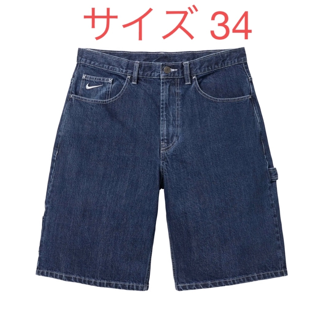 Supreme(シュプリーム)のSupreme x Nike Denim Short Indigo 34 メンズのパンツ(デニム/ジーンズ)の商品写真