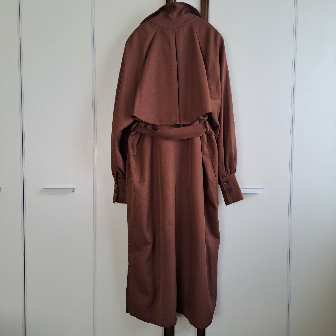 BONLECILL トレンチコート　ブラウン レディースのジャケット/アウター(トレンチコート)の商品写真