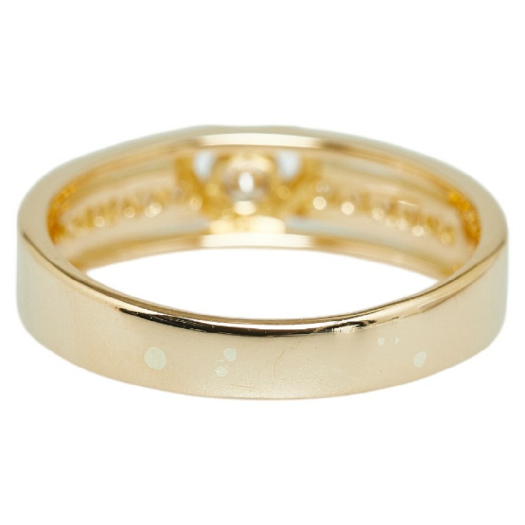 美品 K18YG イエローゴールド リング 指輪 ダイヤ 0.22ct 【1-0147271】 レディースのアクセサリー(リング(指輪))の商品写真