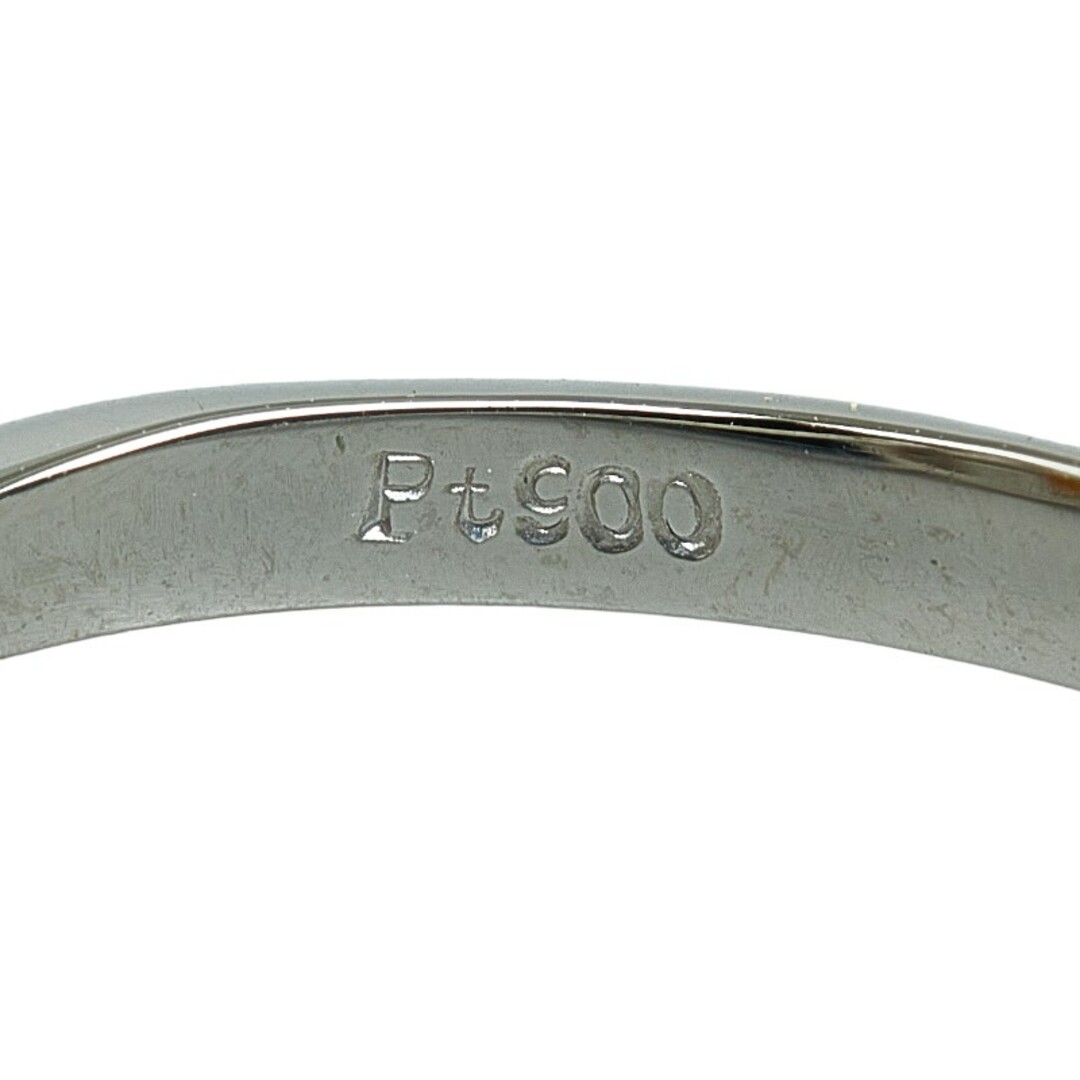 美品 Pt900 プラチナ リング 指輪 アコヤパール 8mm ダイヤ 【1-0147745】 レディースのアクセサリー(リング(指輪))の商品写真