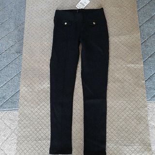 ザラ(ZARA)のZARA レギンスパンツ 　スキニー　ブラック　黒(スキニーパンツ)