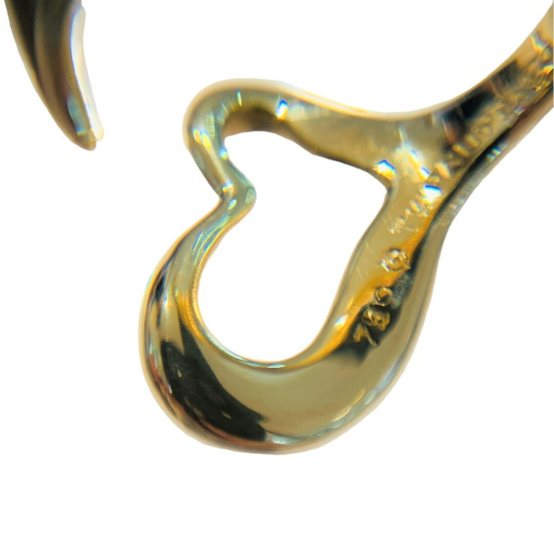 　オープンハートリング #12 750 ジュエリー レディースのアクセサリー(リング(指輪))の商品写真