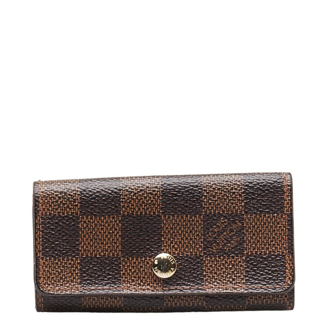 LOUIS VUITTON(ルイヴィトン)のルイ ヴィトン ダミエ ミュルティクレ4 4連 キーケース N62631 PVC レディース LOUIS VUITTON 【1-0148666】 レディースのファッション小物(キーケース)の商品写真