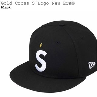 シュプリーム(Supreme)のsupreme gold cross S logo new era 1/2 7(キャップ)