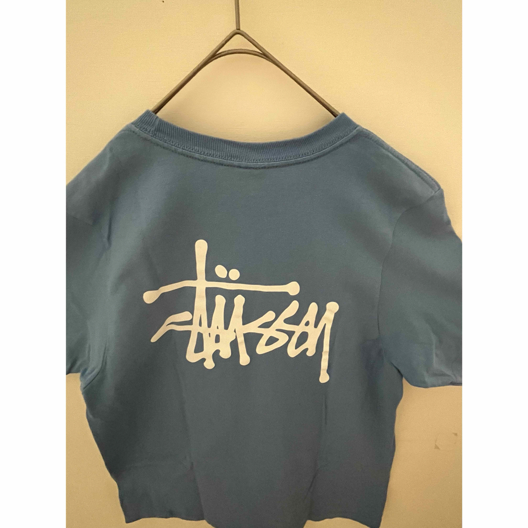 STUSSY(ステューシー)のSTUSSY ストゥーシー　Tシャツ　スカイブルーM レディースのトップス(Tシャツ(半袖/袖なし))の商品写真