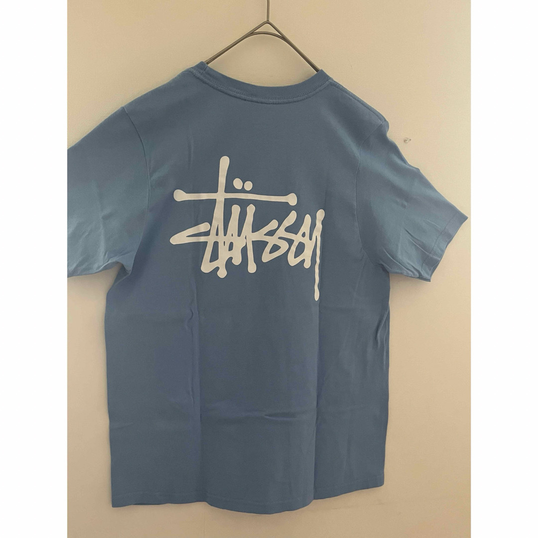 STUSSY(ステューシー)のSTUSSY ストゥーシー　Tシャツ　スカイブルーM レディースのトップス(Tシャツ(半袖/袖なし))の商品写真