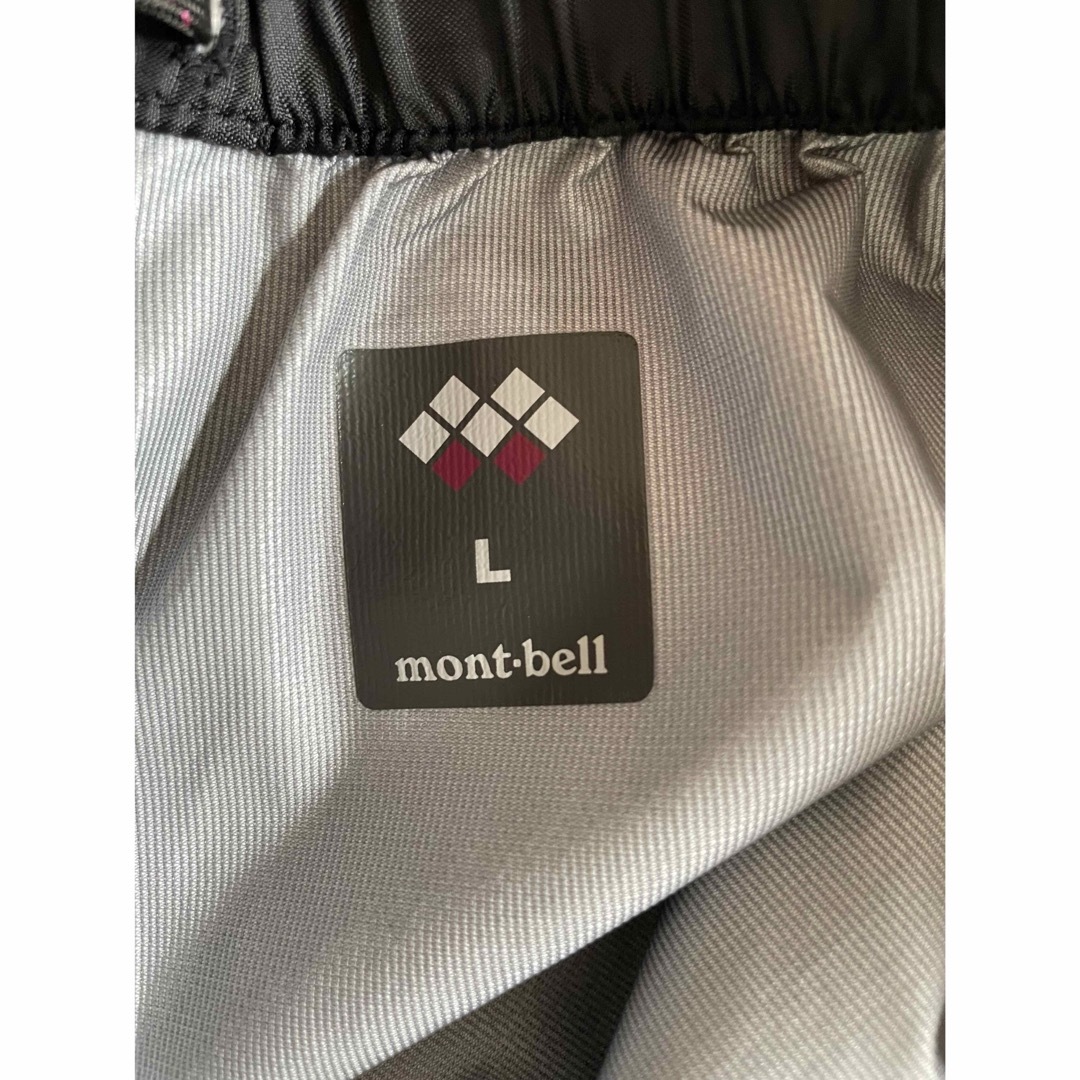 mont bell(モンベル)のモンベル スーパーハイドロブリーズ サンダーパスパンツ Lガンメタ 着用一回のみ メンズのパンツ(その他)の商品写真