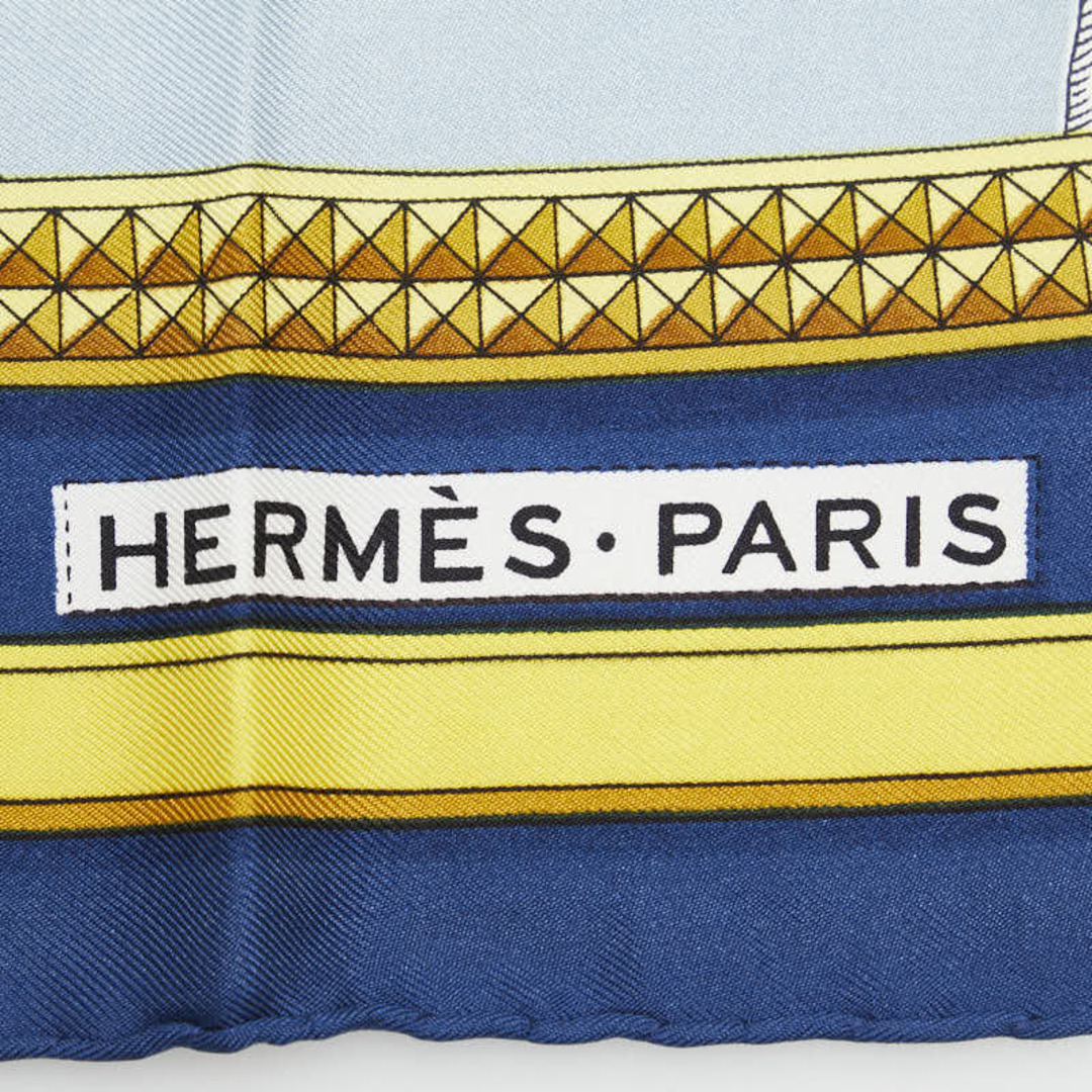 Hermes(エルメス)のエルメス カレ90 GRAND APPARAT 盛装の馬 スカーフ シルク レディース HERMES 【228-48723】 レディースのファッション小物(バンダナ/スカーフ)の商品写真