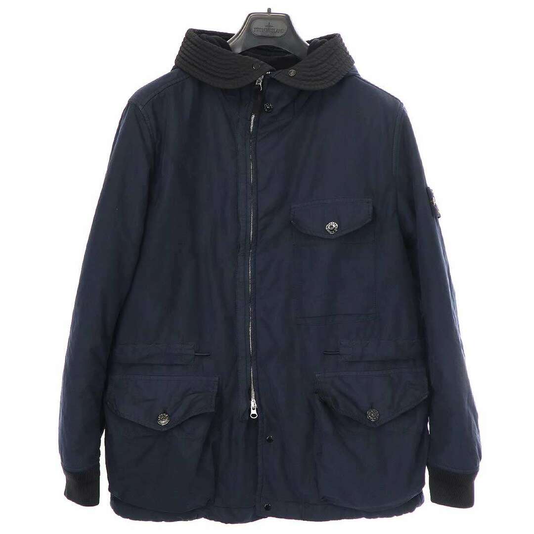 STONE ISLAND(ストーンアイランド)のSTONE ISLAND ストーンアイランド 21AW DAVID LIGHT-TC WITH MICROPILE カーゴポケットフーデッドジャケット 751541131 ネイビー L メンズのジャケット/アウター(その他)の商品写真