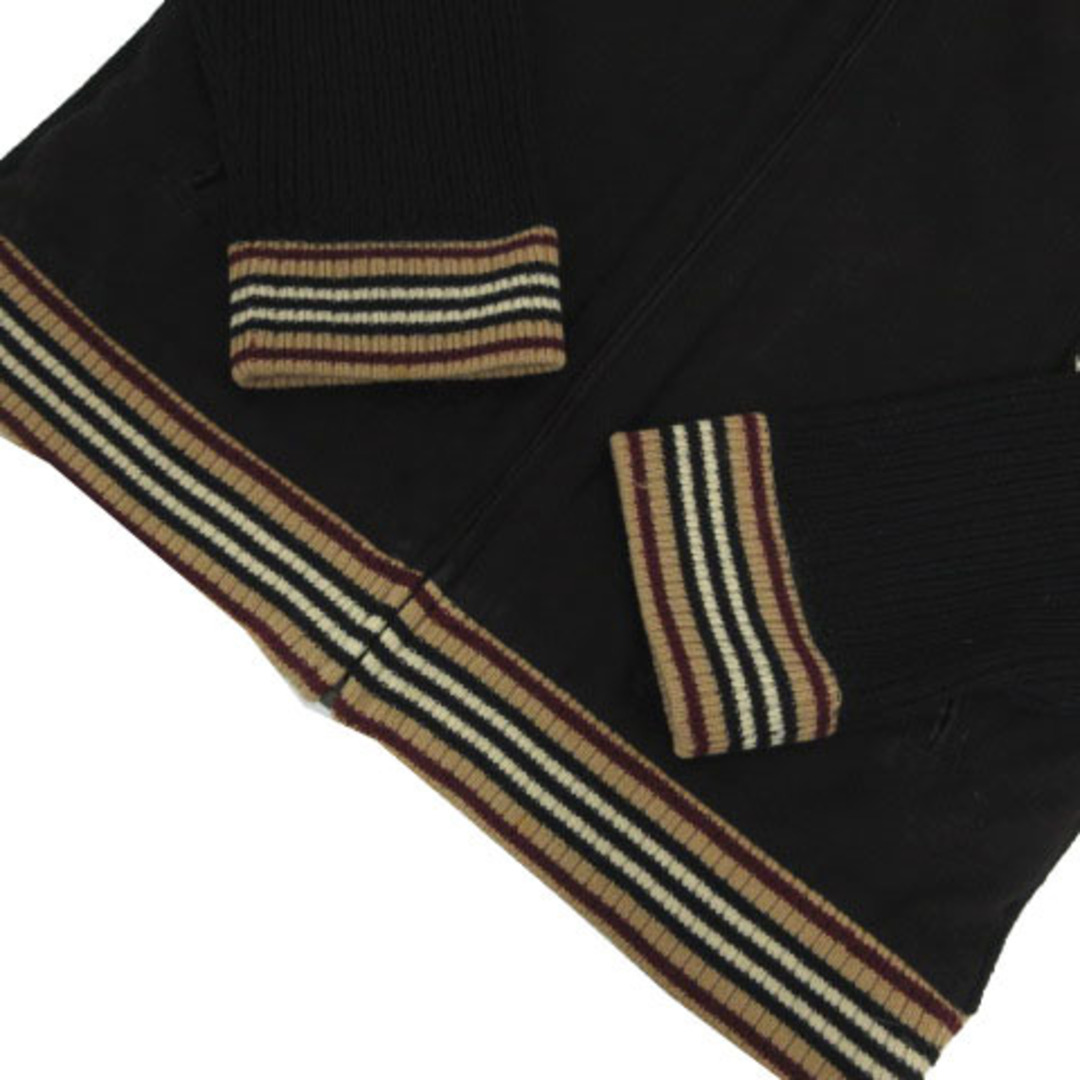 BURBERRY BLACK LABEL(バーバリーブラックレーベル)のバーバリーブラックレーベル ジャケット リブニット切替え ロゴ 中綿入り 黒 2 メンズのジャケット/アウター(その他)の商品写真