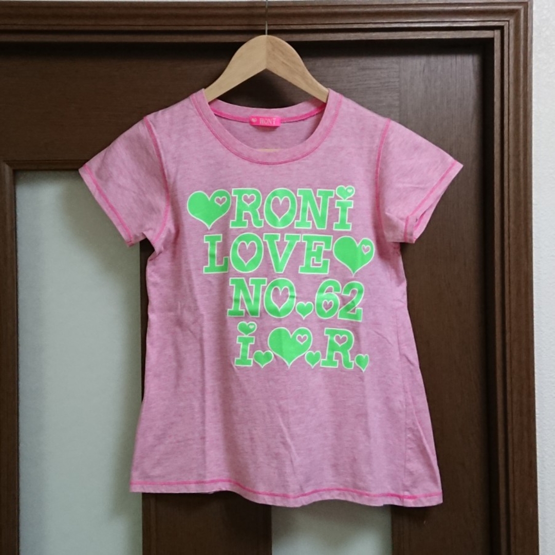 RONI(ロニィ)のロニィ　半袖　Tシャツ　L　140　150　ピンク　女の子 キッズ/ベビー/マタニティのキッズ服女の子用(90cm~)(Tシャツ/カットソー)の商品写真