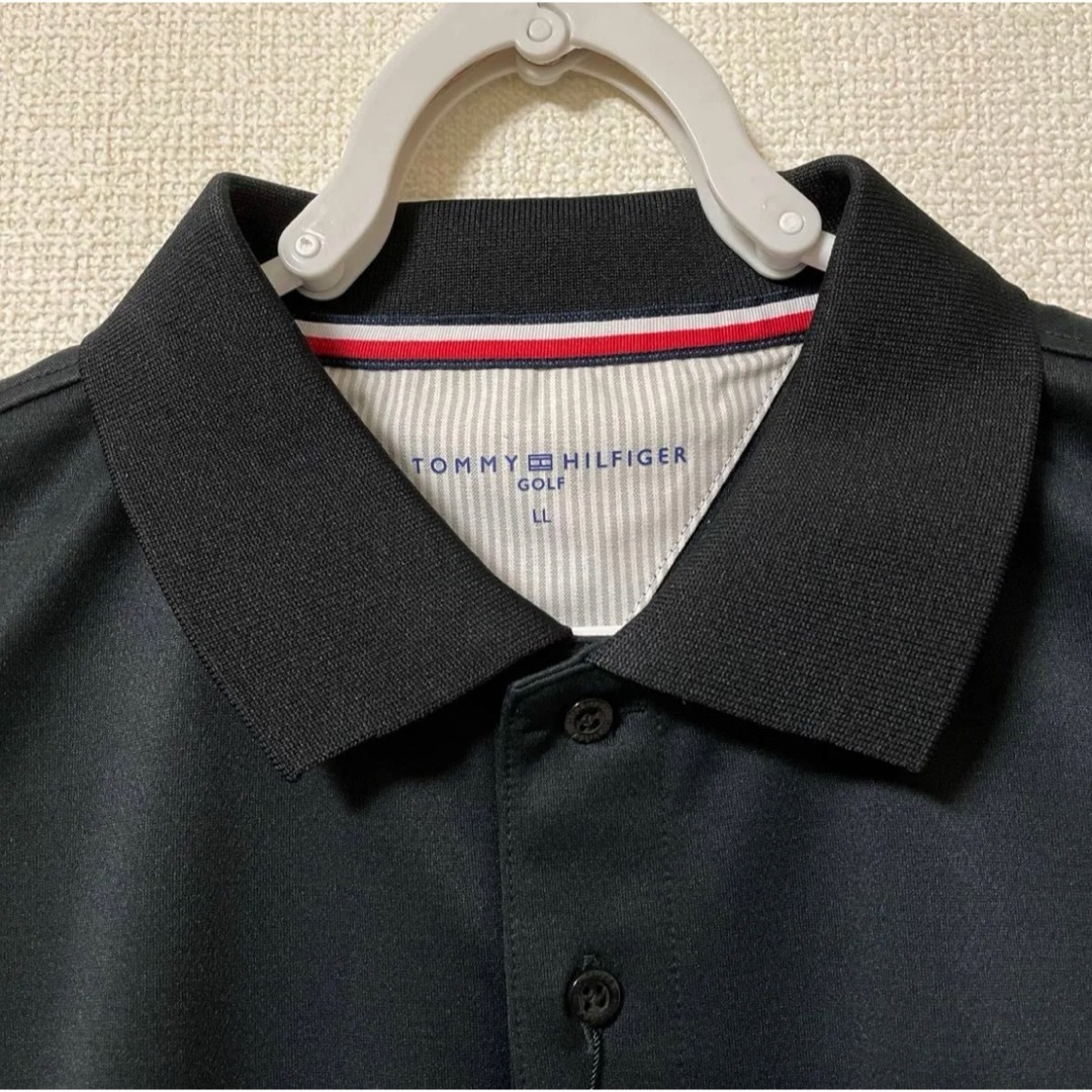 TOMMY HILFIGER(トミーヒルフィガー)のトミーヒルフィガー　ゴルフ　半袖ポロシャツLL スポーツ/アウトドアのゴルフ(ウエア)の商品写真