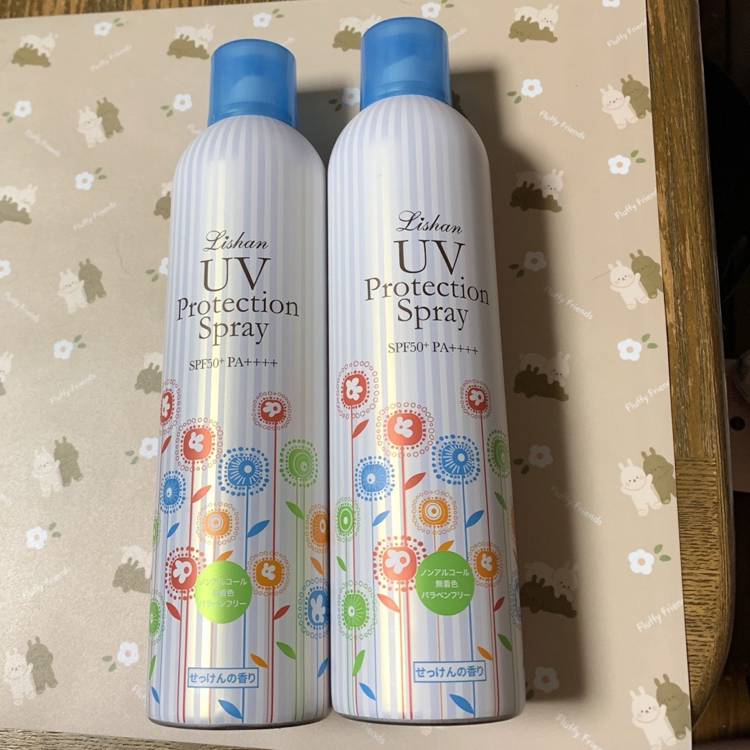 リシャン UVスプレー せっけん 200g×2 コスメ/美容のボディケア(日焼け止め/サンオイル)の商品写真