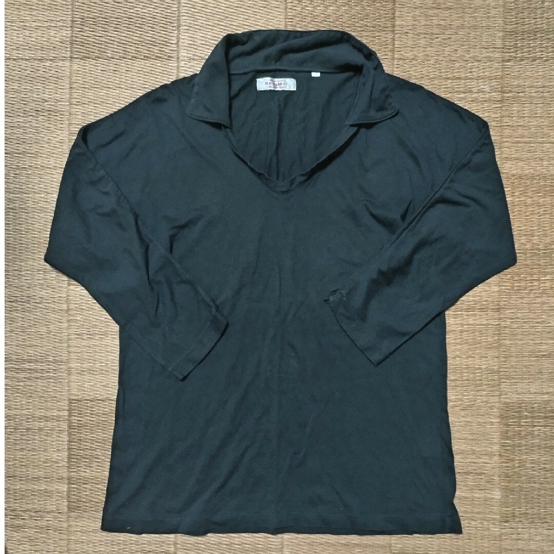 HOLLYWOOD RANCH MARKET(ハリウッドランチマーケット)のハリウッドランチマーケット　襟付きＴシャツ五分袖 メンズのトップス(Tシャツ/カットソー(半袖/袖なし))の商品写真