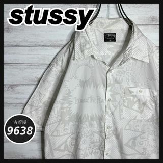 STUSSY - 【入手困難!!】ステューシー ✈︎ゆるだぼ 総柄 半袖シャツ 重ね着