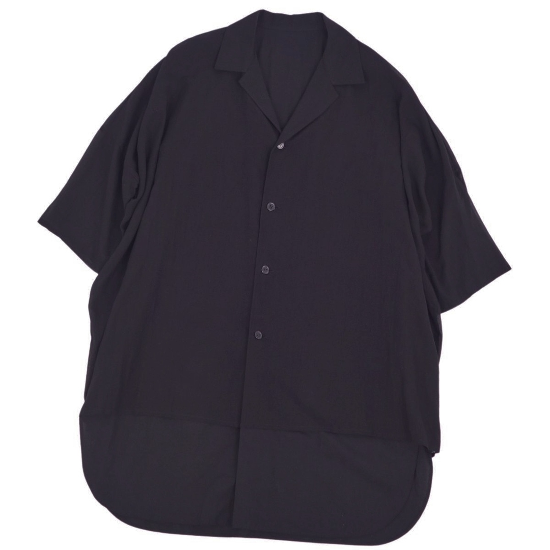 Y's(ワイズ)の美品 ワイズ Y's Yohji Yamamoto ワンピース シャツ ブラウス レイヤード 半袖 トップス レディース YS-B02-030 2 レディースのトップス(シャツ/ブラウス(半袖/袖なし))の商品写真
