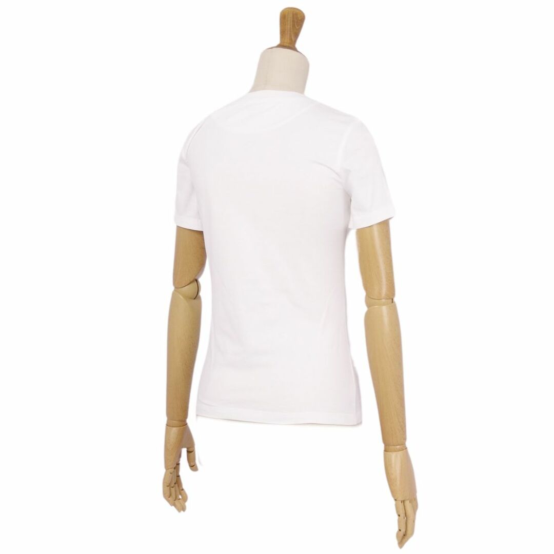 Hermes(エルメス)の極美品 エルメス HERMES Tシャツ カットソー 22SS 半袖 ショートスリーブ プリント トップス レディース 34 ホワイト レディースのトップス(Tシャツ(半袖/袖なし))の商品写真