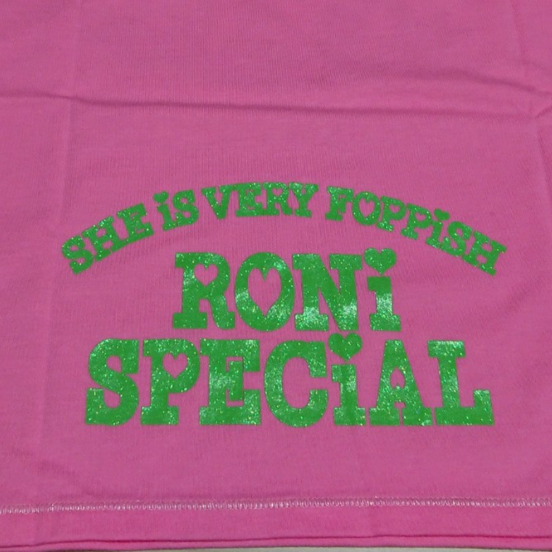 RONI(ロニィ)の新品　ロニィ　Lサイズ　半袖Tシャツ　ピンク　女の子　140　150 キッズ/ベビー/マタニティのキッズ服女の子用(90cm~)(Tシャツ/カットソー)の商品写真
