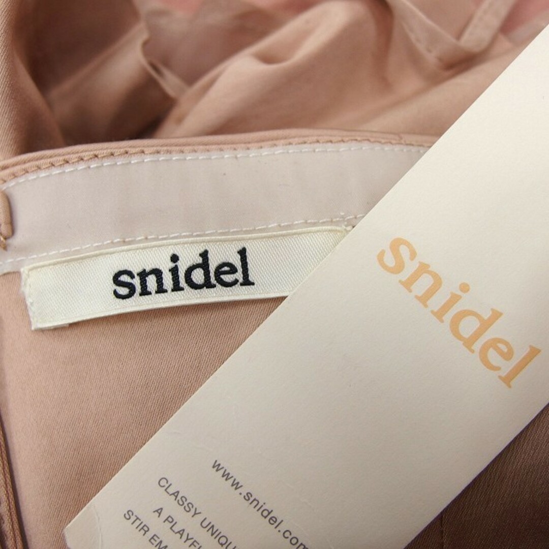 SNIDEL(スナイデル)のスナイデル snidel タグ付き ワンピース キャミワンピ パーティードレス レディースのワンピース(ひざ丈ワンピース)の商品写真