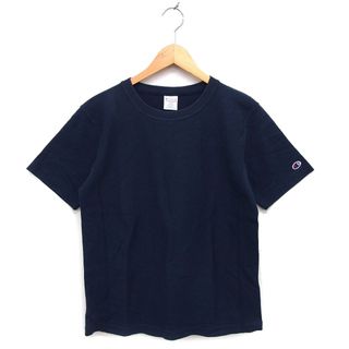 Champion - チャンピオン カットソー Tシャツ リブ コットン 綿 クルーネック ロゴ 半袖