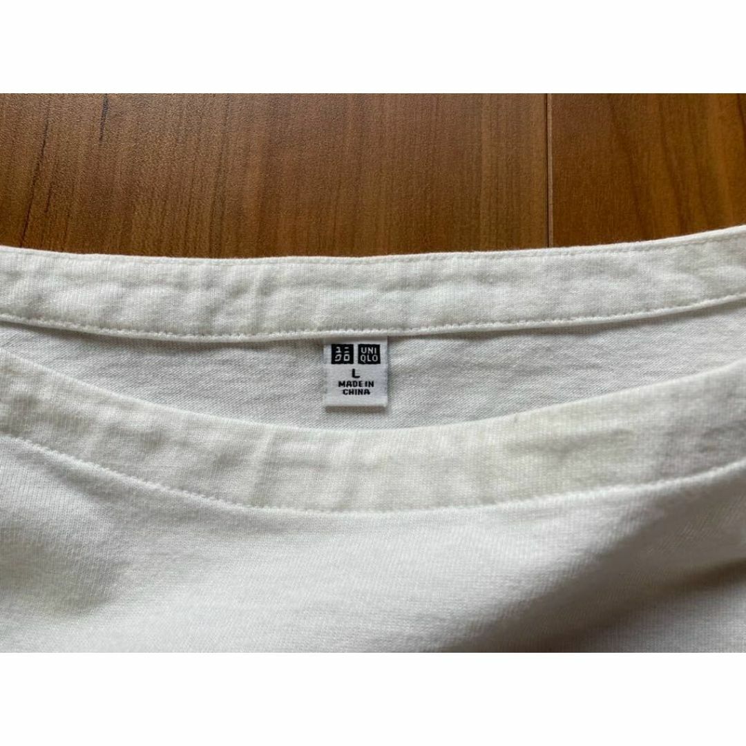 UNIQLO(ユニクロ)のUNIQLO　ボーダーオーバーサイズT（長袖） レディースのトップス(Tシャツ(長袖/七分))の商品写真
