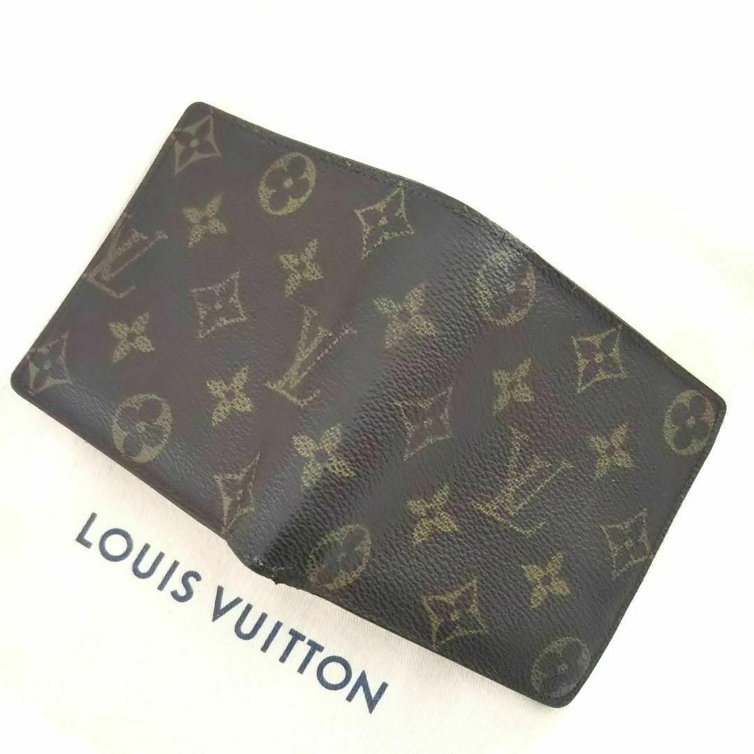 LOUIS VUITTON(ルイヴィトン)の【美品】ポルトビエカルトクレディモネ キャンバス ×クロスグレインレザー メンズのファッション小物(折り財布)の商品写真