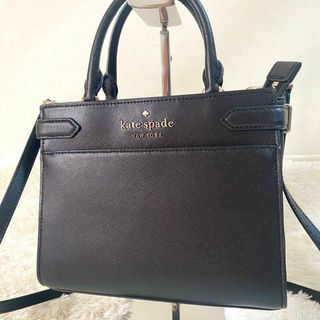 ケイトスペードニューヨーク(kate spade new york)の【未使用級】　ケイトスペード　ステイシー　ブラック　2way ショルダーバッグ(ショルダーバッグ)