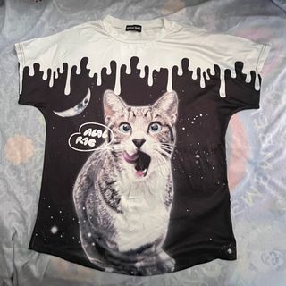 ACDC RAG Ｔシャツ ねこ 宇宙