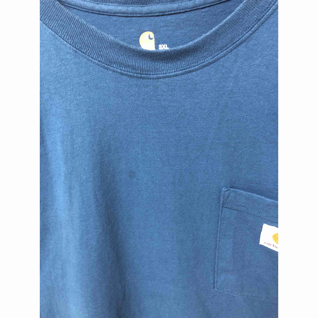 carhartt(カーハート)の【carhartt】カーハート　ビックサイズ　ゆったり　ワッペンロゴ　3XL メンズのトップス(Tシャツ/カットソー(半袖/袖なし))の商品写真