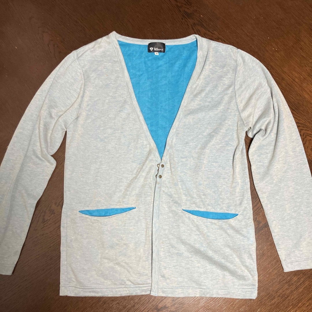 TK(ティーケー)のTKMIXPICE カーディガン　Mサイズ メンズのトップス(Tシャツ/カットソー(半袖/袖なし))の商品写真