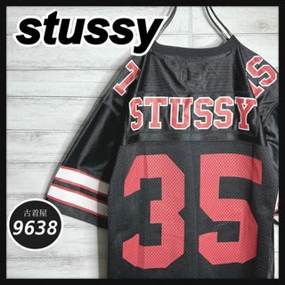 ステューシー(STUSSY)の【入手困難!!】ステューシー ✈︎ゲームシャツ メッシュ バックプリント(Tシャツ/カットソー(半袖/袖なし))