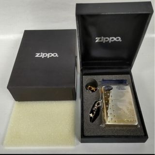 ジッポー(ZIPPO)の【未使用】 Zippo ライター（シルバー＆ゴールド仕上げ）・アクセサリーセット(タバコグッズ)