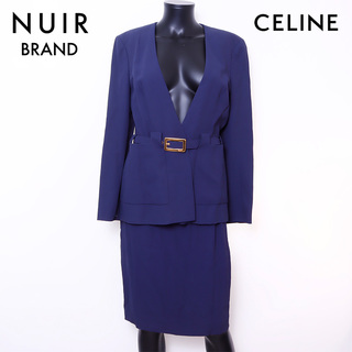 セリーヌ(celine)のセリーヌ CELINE Size:38ジャケットxスカート トリオンフボタンベルト付き セットアップ(セット/コーデ)