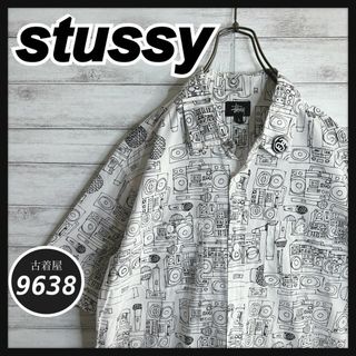 ステューシー(STUSSY)の【入手困難!!】ステューシー ✈︎マイク柄 ゆるだぼ 半袖シャツ 重ね着(Tシャツ/カットソー(半袖/袖なし))