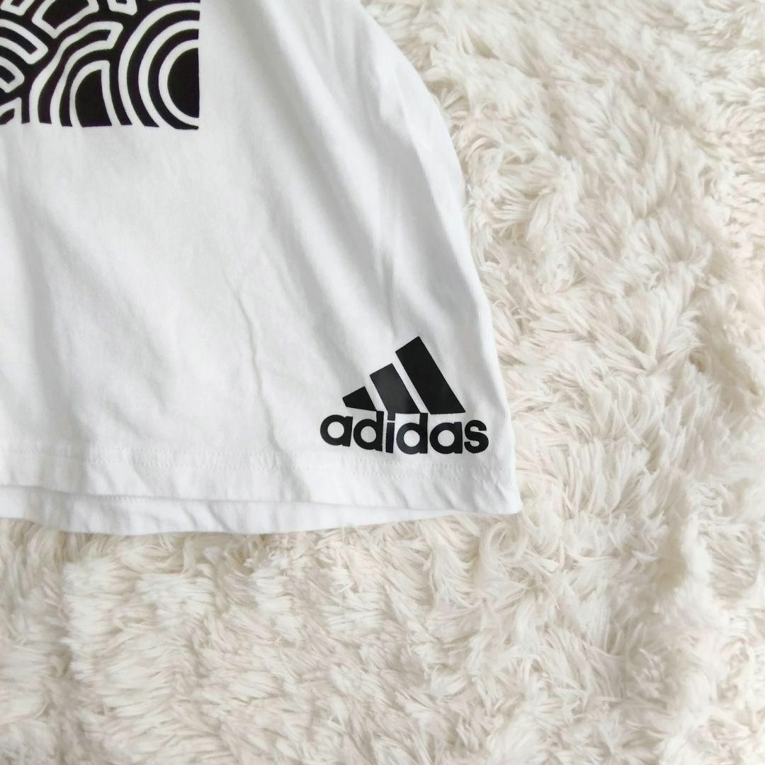 adidas(アディダス)のadidas 高橋理子コラボ　アディダスTシャツ　Lサイズ レディースのトップス(Tシャツ(半袖/袖なし))の商品写真