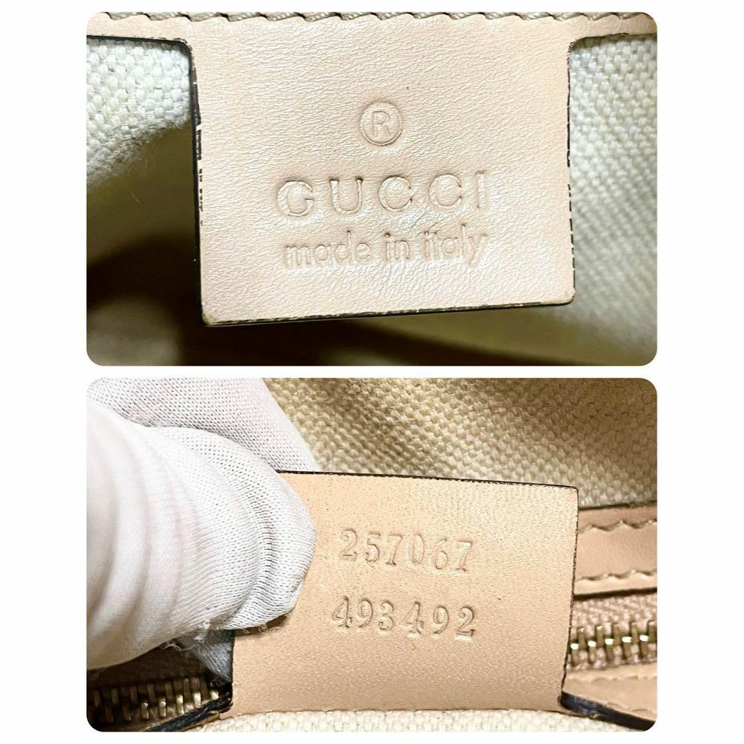 Gucci(グッチ)のグッチ　ミニボストンバック　ラブリーハート　ラメ入り　キャンバス　レザー　GG柄 レディースのバッグ(ハンドバッグ)の商品写真