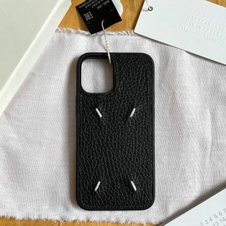 新品・正規品 マルジェラ レザースティッチ スマホケースiPhone12mini(iPhoneケース)